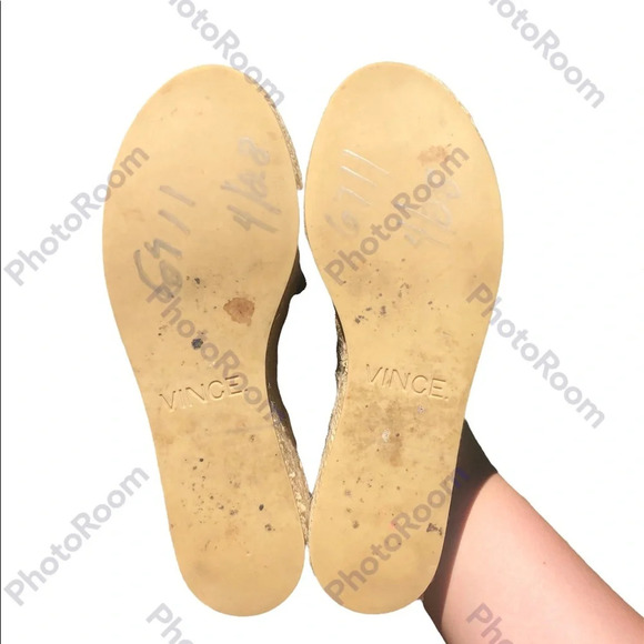 VINCE DENIM ESPADRILLE SANDALS - Picture 6 of 6